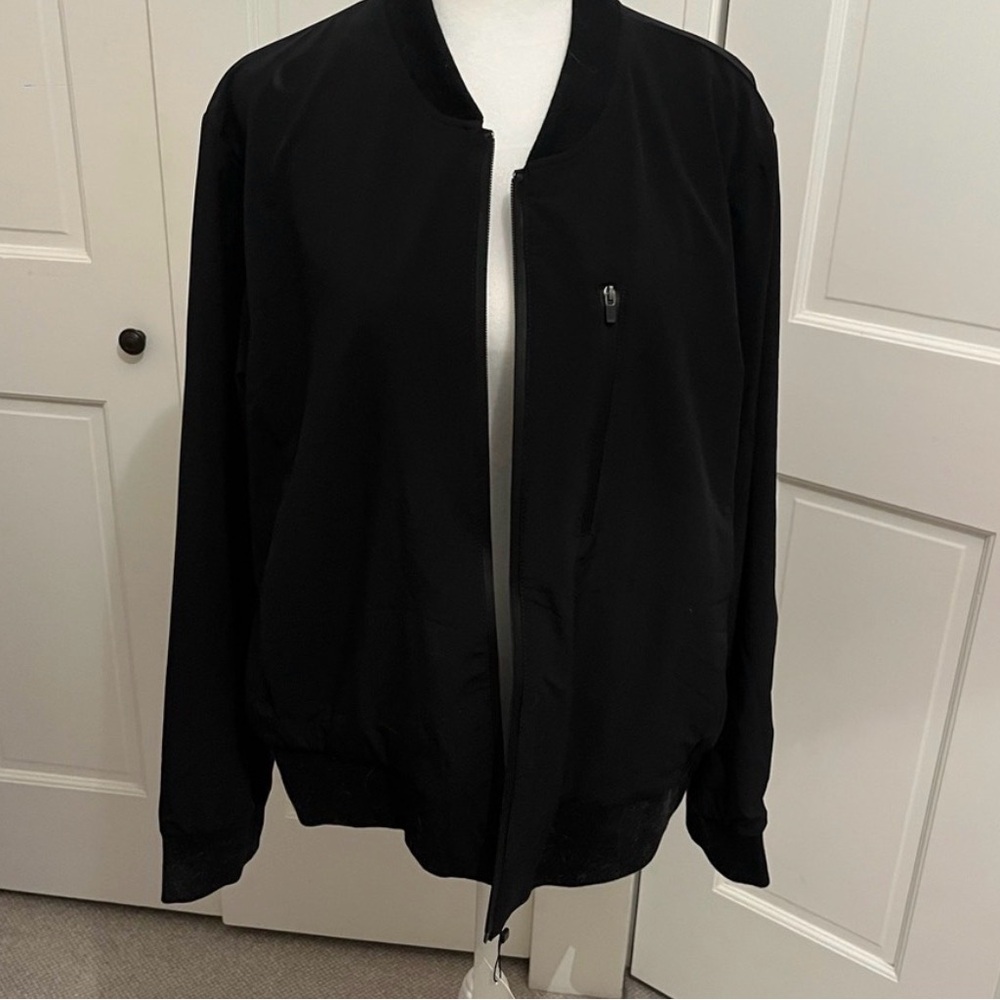 Banana Republic Women's Black Bomber Jacket - Br Standard